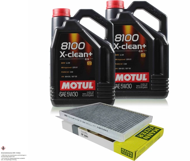 Pacchetto di ispezione pacchetto di manutenzione filtro con 7 l 0W-30 olio motore LongLife 3 FE, filtro olio filtro aria vite di scarico olio