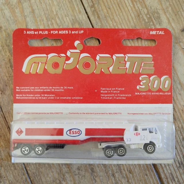 MAJORETTE CAMION VOLVO F12 Semi Remorque Fourgon Container 1/60 Pub E.leclerc EUR 18,99 - FR