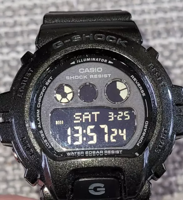 CASIO G-Shock  3436 Black GMD-S6900SM Alarm Chrono Watch