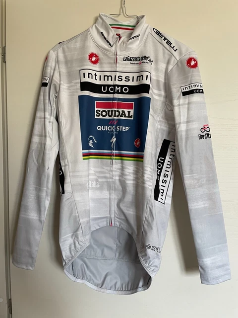 MAGLIA BIANCA GABBA GIRO D'ITALIA 2023  Evenepoel  tour vuelta ciclismo tg. M