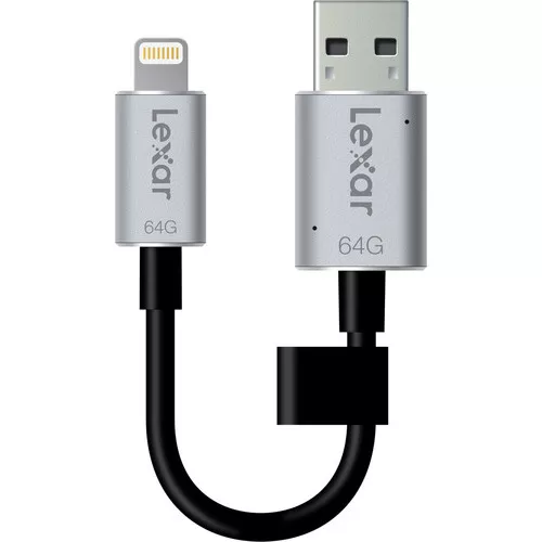Cable Lexar 64 GB JumpDrive C20i Lightning a USB 3.0 con unidad flash incorporada 2