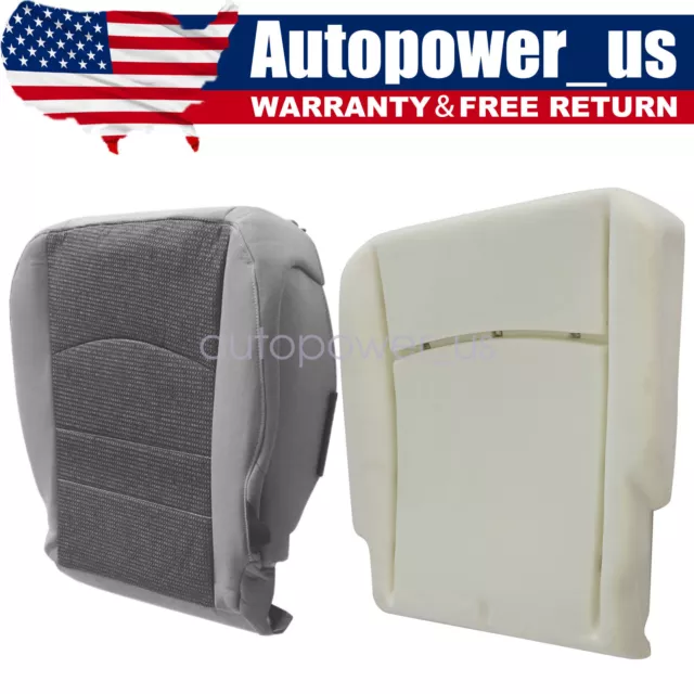 For 2013-2018 Dodge Ram 1500 2500 3500 SLT Driver Seat Cover Gray & Foam Cushion