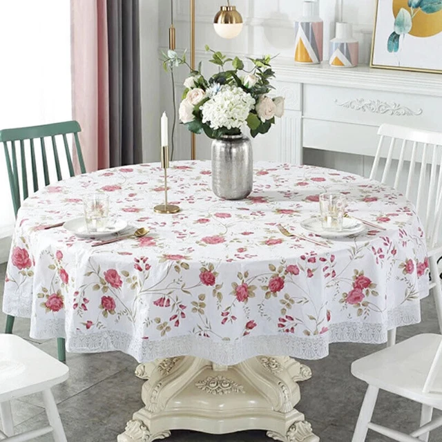 Nappe Lavable En Toile Cirée ANRO – Imperméable, Anti-taches, Nombreux Designs, Pour Intérieur/extérieur