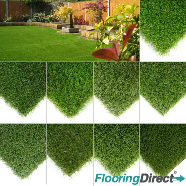 CLEARANCE Luxury Artificial Grass Astro Turf  Realistic Fake Lawn Green Garden