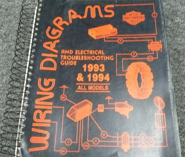 1998 HARLEY DAVIDSON Dyna Low Rider Motorcycle Electrical Wiring
