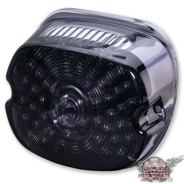 LED Rücklicht Bremslicht passend für Harley Modelle schwarz getönt e-geprüft 12V
