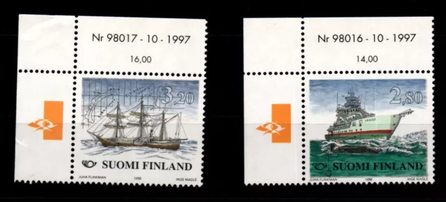 Finnland 1435-1436 postfrisch Schifffahrt #GA726