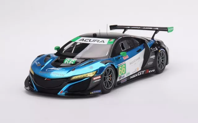 Top Speed TS0535: 1/18 Acura NSX GT3 EVO22 #66 Gradient 2022 IMSA Daytona 24HR