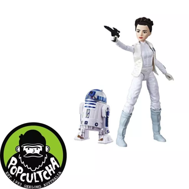 Star Wars - Princess Leia Organa & R2-D2 Action Figure Set "New"