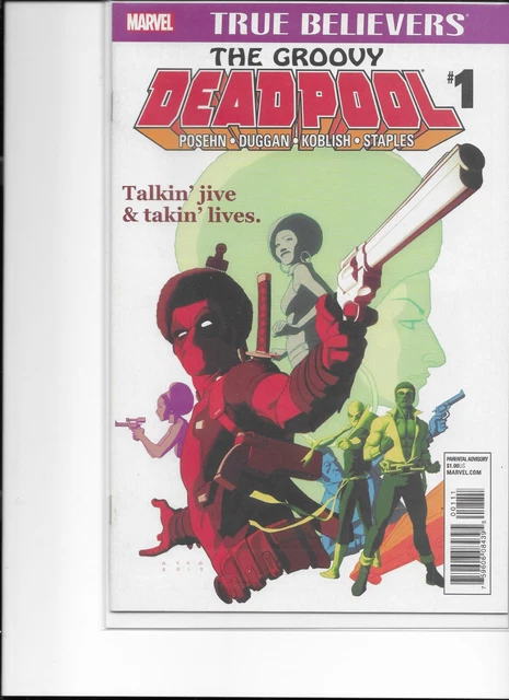 True Believers: The Groovy Deadpool #1 (2016, Marvel Comics)