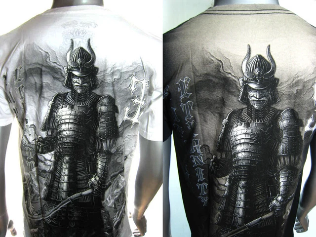 T-shirt MMA Samurai Giapponese Cavallo Guerriero Venum of Yakuza-Affliction Tattoo Art