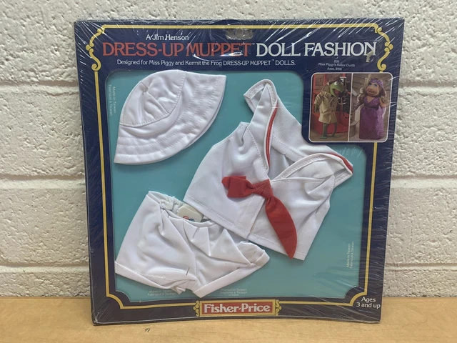 Fisher-Price 1981 Miss Piggy’s Sailor Outfit Dress-Up Muppet Doll Fashion # 891