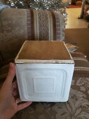 Urban Artifacts Restyled Architectural Objects Pressed Tin Ceiling Planter 2