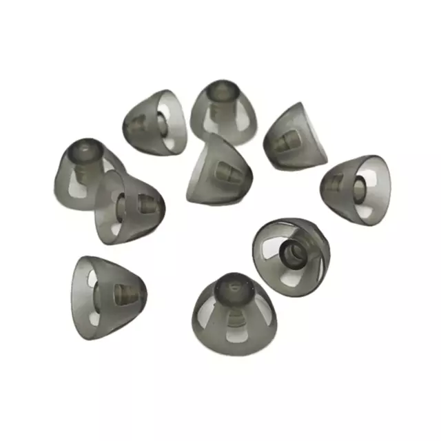 5x EWANTO offener Dome / Schirmchen aus Silikon für Hörgeräte Größe M (8mm)