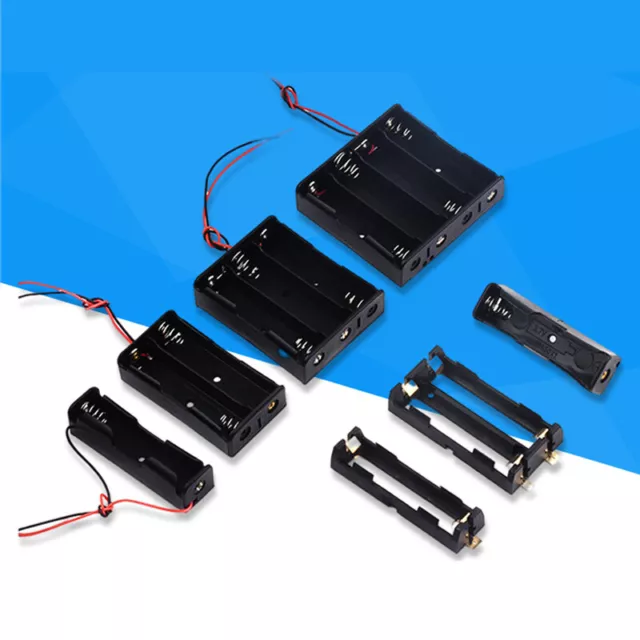 18650 Lithium Battery Box Holder 3.7V Tandem/ Parallel Wire 1x 2x 3x 4x Position 2