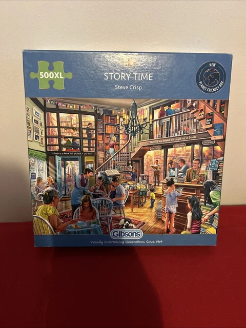 GIBSONS 500 XL Piece Jigsaw Puzzle Story Time New Inner Bag Sealed £6. ...