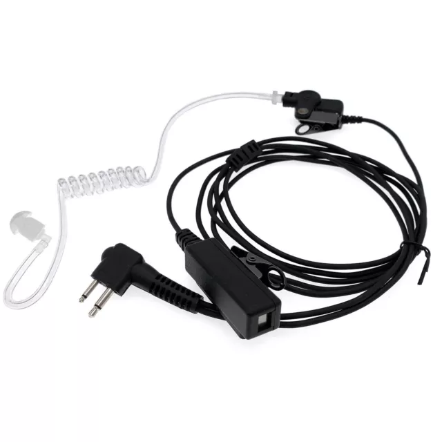 2Pin Hands Free Earpiece Push-to-talk Mic for Motorola Radio Devices 3