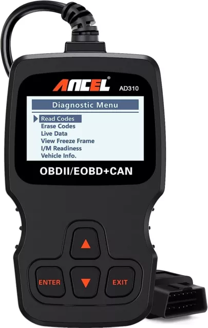 ANCEL AD310 Classic Enhanced Universal OBD II Scanner Car Engine Fault Code Read