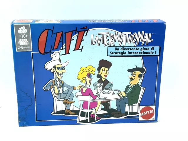 1989# Mattel Cafe International Board Game Gioco Da Tavolo Nuovo In Box#Gn