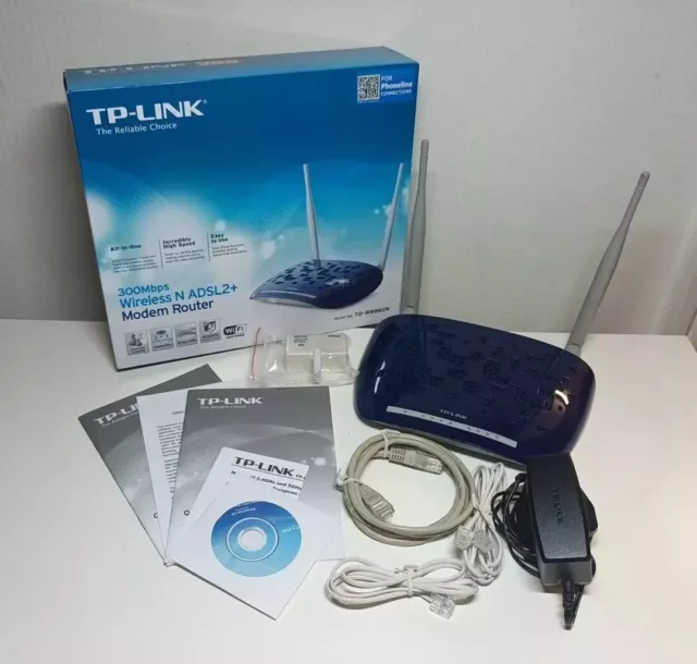 TP-Link 300Mbps Wireless N ADSL2+ modem router TD-W8960N - brand new