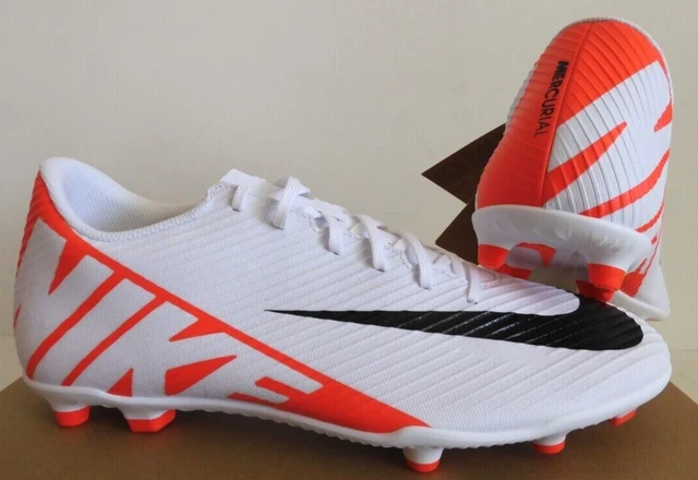 NIKE MERCURIAL VAPOR Club FG Football Boots Older Boys White Size UK 5.5 32.99 PicClick UK