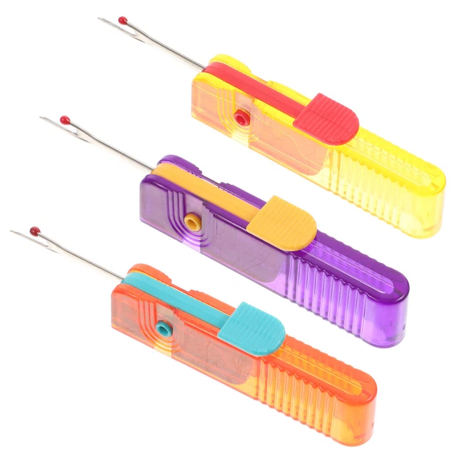 3 piezas Destripadores de costura Hilo de costura Suministros de costura para un desenganche rápido
