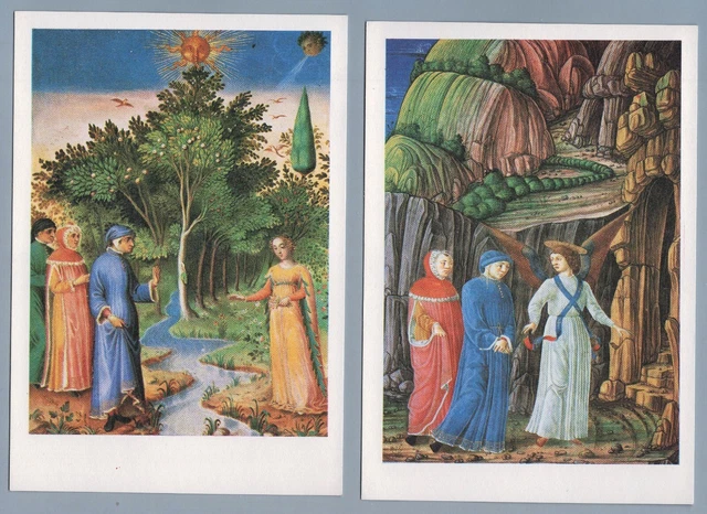 CR1455c - Cartoline tematiche: Scene della Divina Commedia - Biblioteca Vaticana