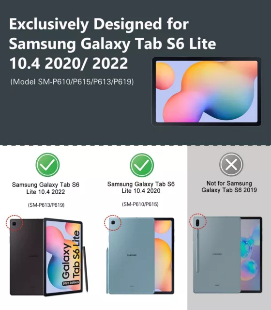 MoKo Tastiera Custodia Compatibile con Galaxy Tab S6 Lite 104 Pollici 2022 SM... 2