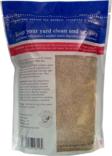 Doggie Dooley Waste Terminator Digester Powder 1 year supply