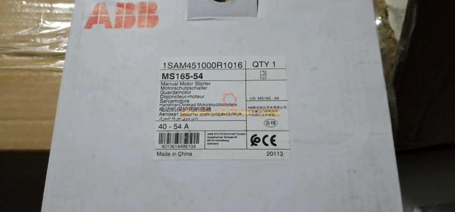 1 pz nuovo interruttore automatico manuale avviamento motore 1SAM451000R1016