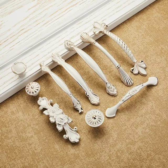 1pc Armoire Poignée Zinc Alliage Placard Cuisine Tirer Boutons Tiroir Hardware