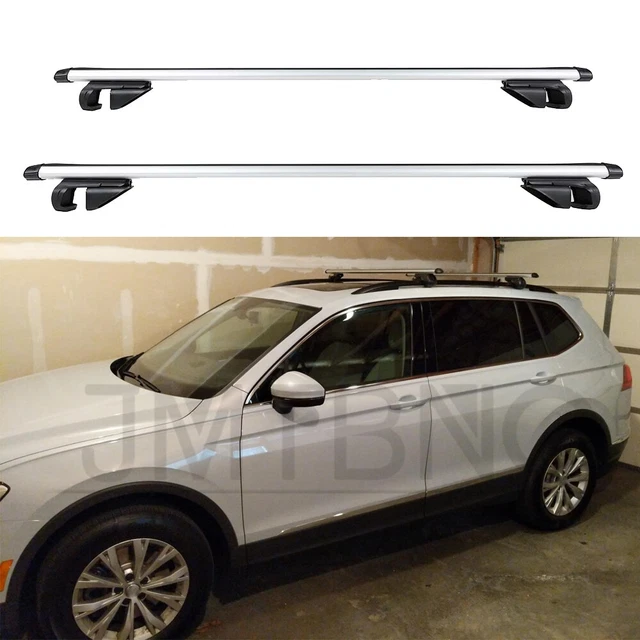 UPGRADED FOR VW Tiguan 20172022 2023 Roof Rack Rail Cross bar luggage