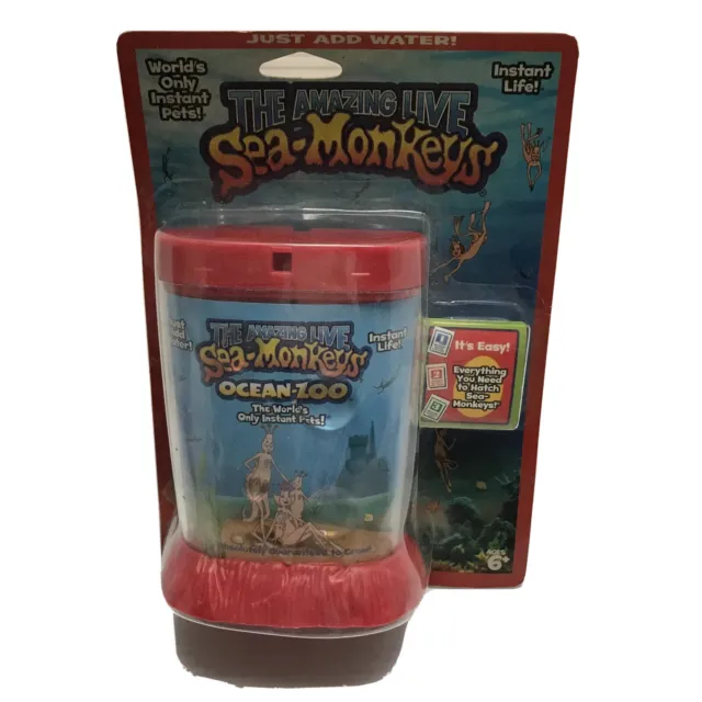 The Amazing Live SEA-MONKEYS Ocean-Zoo. Great Stocking Gift!!