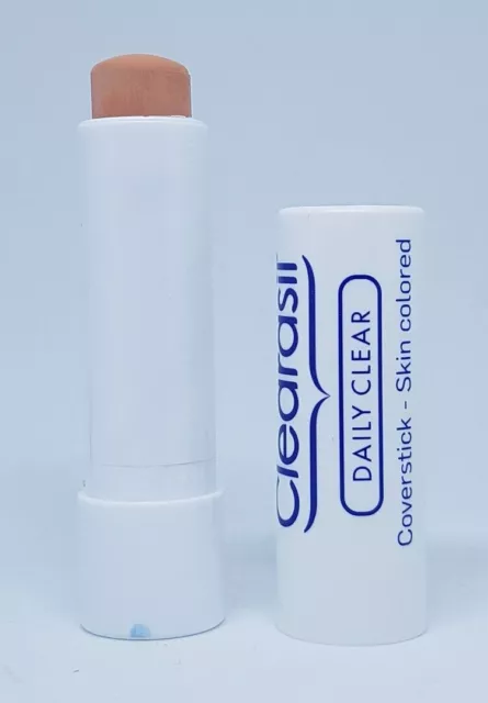 Clearasil Daily Clear Coverstick For Acne Pimple & Spot Skin Coloured 5g New