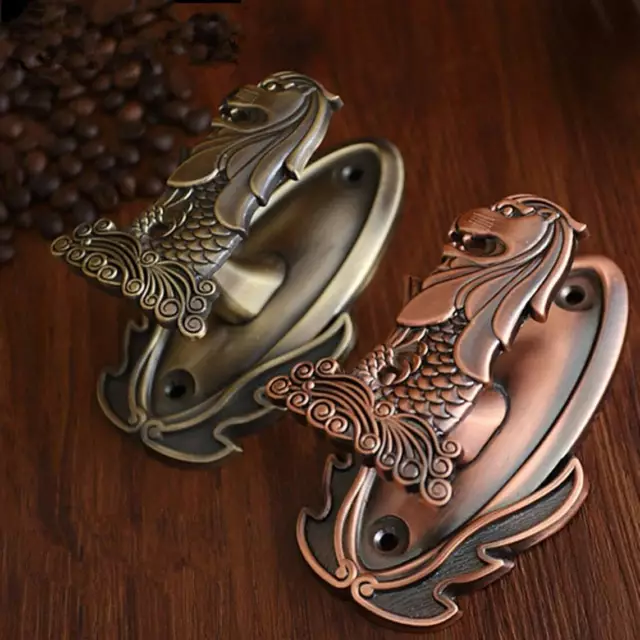 Retro Lion Wall Hooks Metal Clothes Hanger Bronze Shabby Chic Tieback Hook
