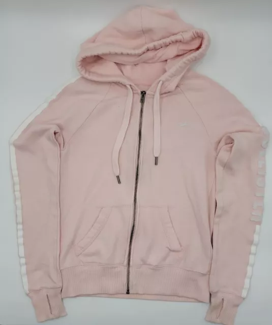 Hollister Womens Small Navy Purple Pink White Ombre Hoodie