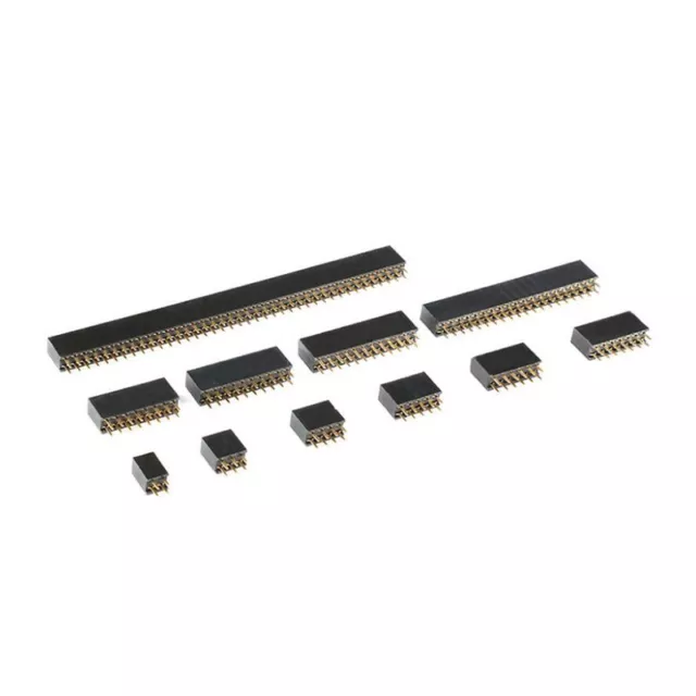 2.54mm 2x2Pin - 2x40Pin Female Header Pin Socket Double Row PCB Strip Connector