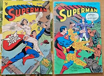 Superman N. 31 N. 39 - Luglio 1978 E Marzo 1979 - Ed. Cenisio