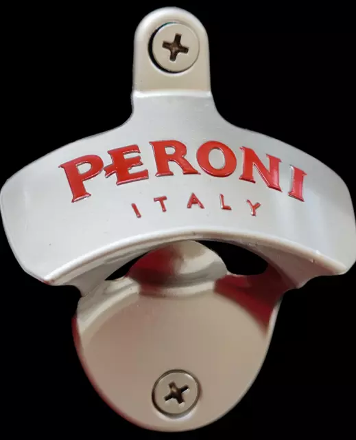 Peroni (embossed)  Man Cave Wall Mounted beer bar bottle Opener *High Quality* 2