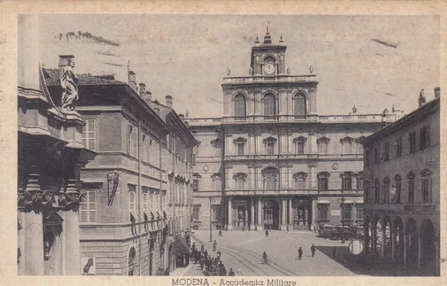 Cartolina *2 Modena Emilia Romagna Accademia Militare Memoria Viaggiata 1935