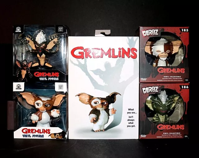 Gremlins - 7+ Collectible Figures - Gizmo & Stripe - NECA / Funko Dorbz & more