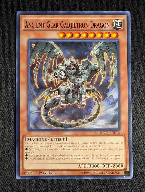 Yu-Gi-Oh! Ancient Gear Gadjiltron Chimera Card - SDGR-EN012 Common 1st Edition
