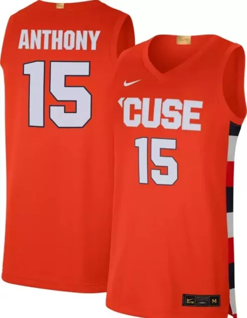 Nike Elite Syracuse Orange Carmelo Anthony Basketball Jersey BV2574 891 Size XL