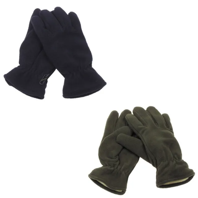 MFH Fleece Fingerhandschuhe gefüttert Handschuhe warm Winter Winterhandschuhe