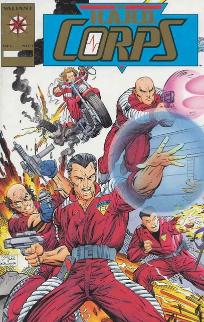 H.A.R.D. Corps, The #1 Gold Variant VF/NM; Valiant | HARD Corps Jim Lee - we com