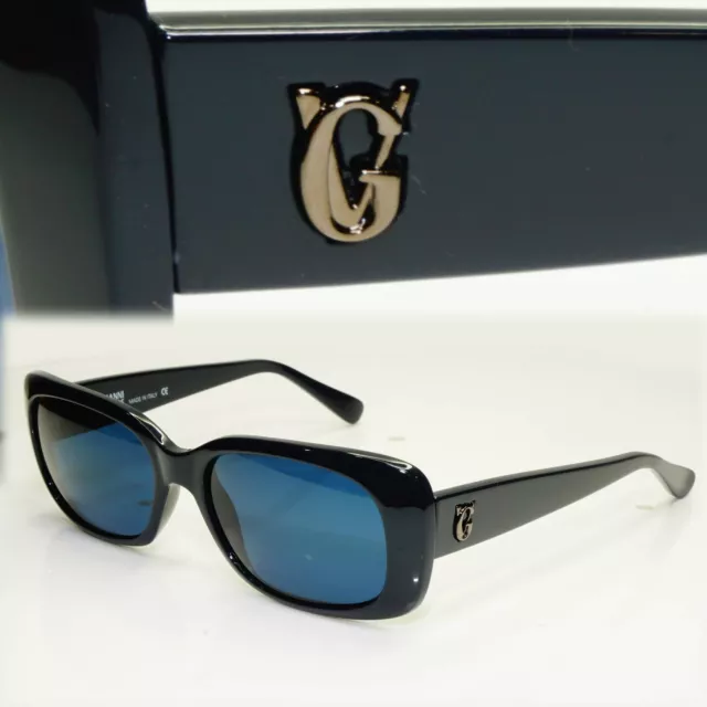 Gianni Versace Sunglasses Vintage 1996 Square Dark Blue MOD 471/G COL 917