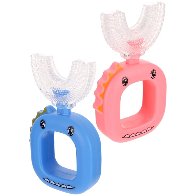 2 piezas cepillo de dientes cepillo de dientes bebé cepillo de dientes niños cepillo de dientes de silicona niños coche cepillo de dientes