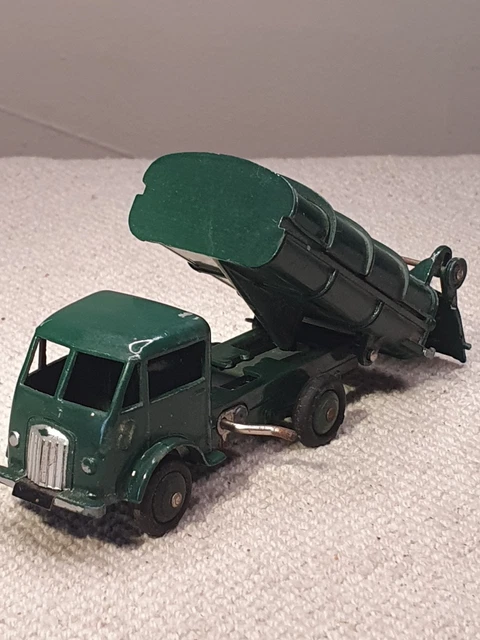 Dinky Toys – Camion Poubelle Ford 25V, Miniature 1:43, Vintage Métal Vert
