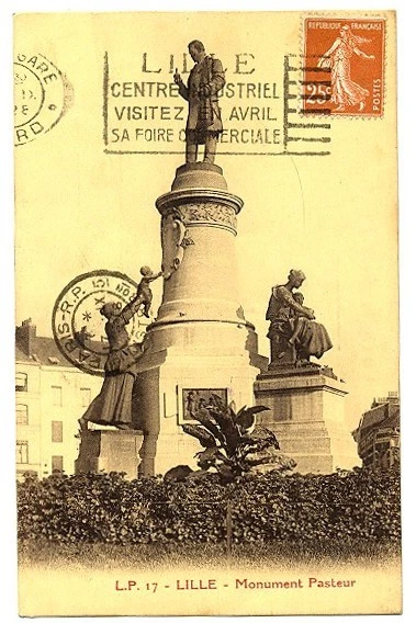 CPA 59 Nord Lille Monument Pasteur