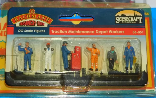 Bachmann 36-051 Traction Maintenance Depot Workers Oo Gauge